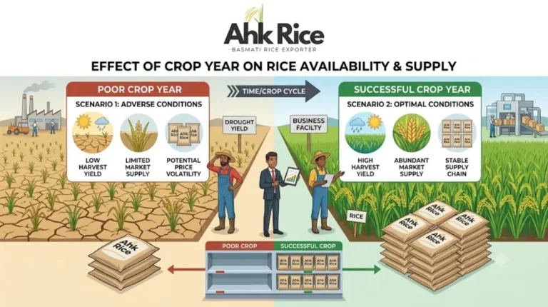 How Does Crop Year Affect Rice Availability and Supply Planning