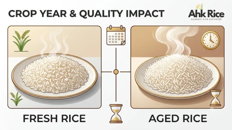 How Does Crop Year Affect the Quality of Pakistan Basmati Rice in the UAE