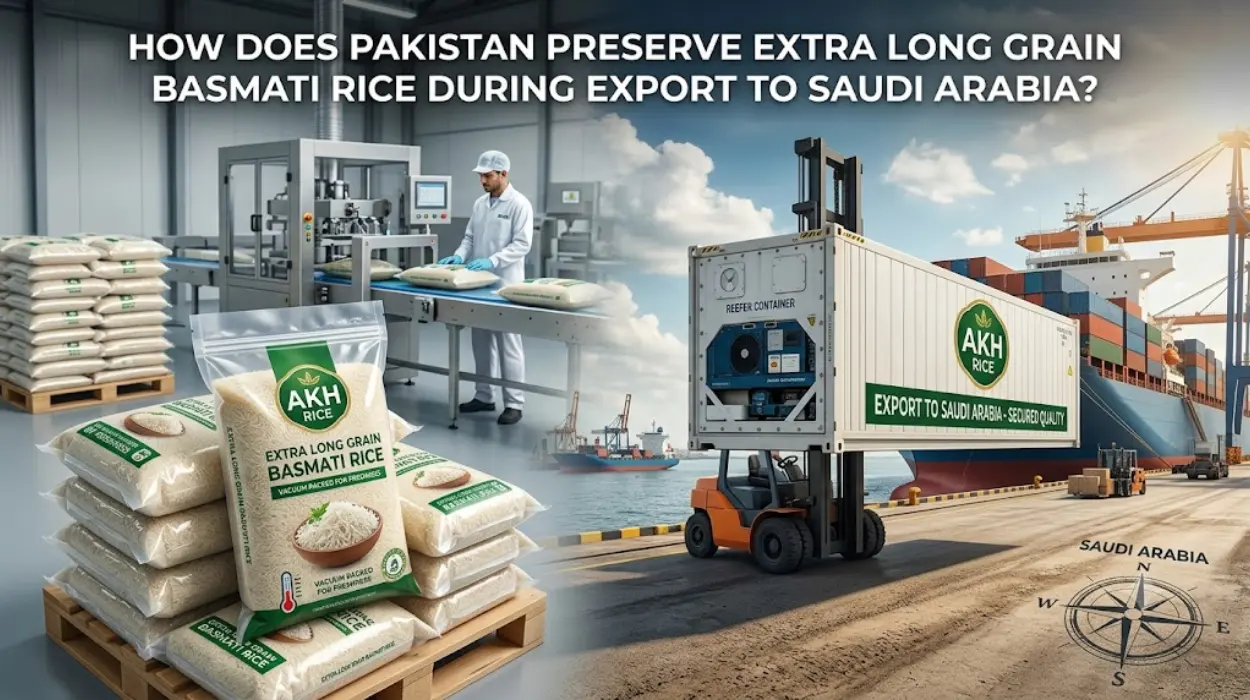 How Does Pakistan Preserve Extra Long Grain Basmati Rice During Export to Saudi Arabia