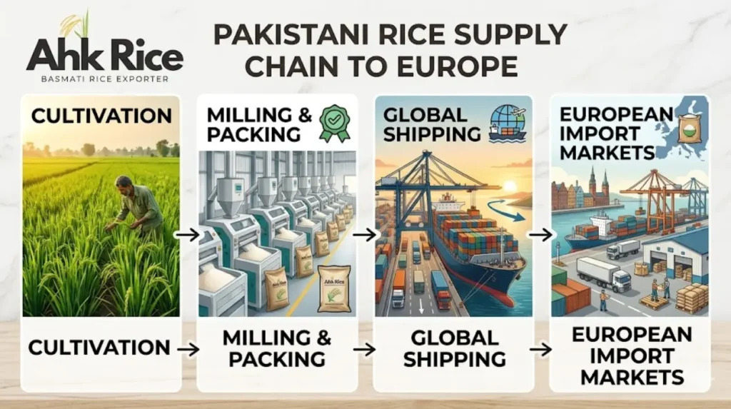 Which Pakistani Rice Grades Are Most Popular Across Germany and European Markets