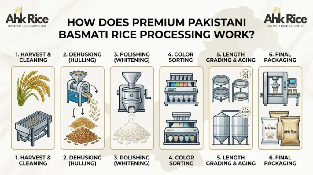 Premium Pakistani Basmati Rice Varieties Preferred by Iraqi Buyers in 2026