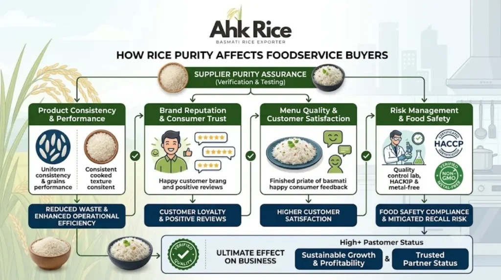Why Do UK Buyers Request Purity Specifications from Rice Suppliers