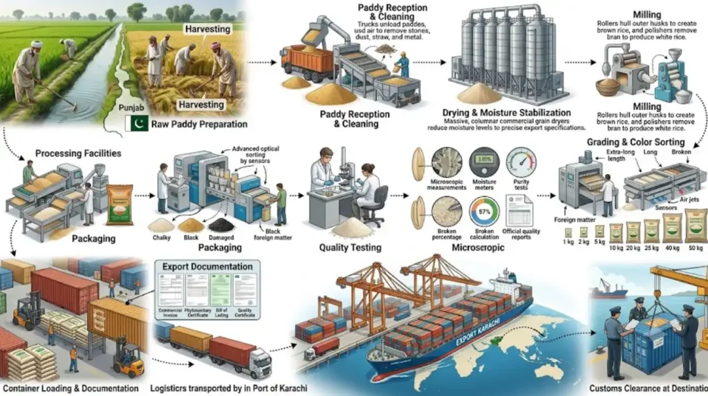 How Does the Delivery Process Work from Pakistan to the Importing Country?