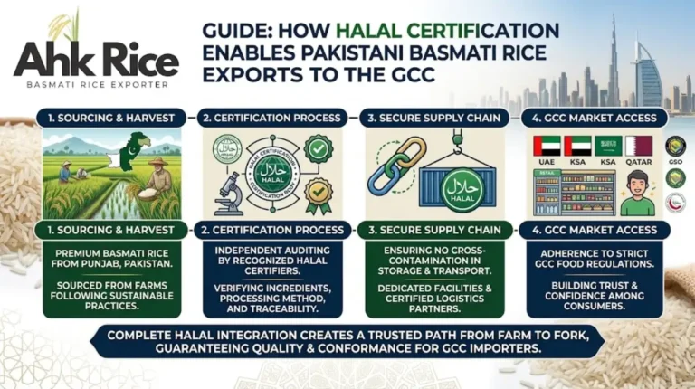 How Halal Certification Works for Pakistani Basmati Rice Exports to the GCC