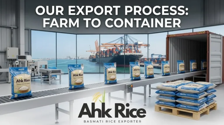 How Is Basmati Rice Exported from Pakistan