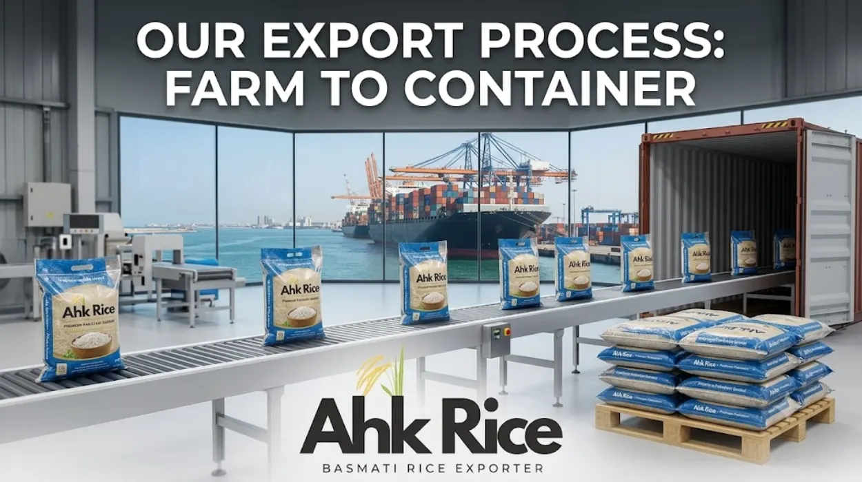How Is Basmati Rice Exported from Pakistan