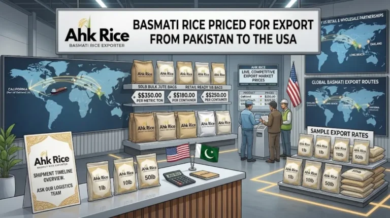 How Is Basmati Rice Priced for Export from Pakistan to the USA