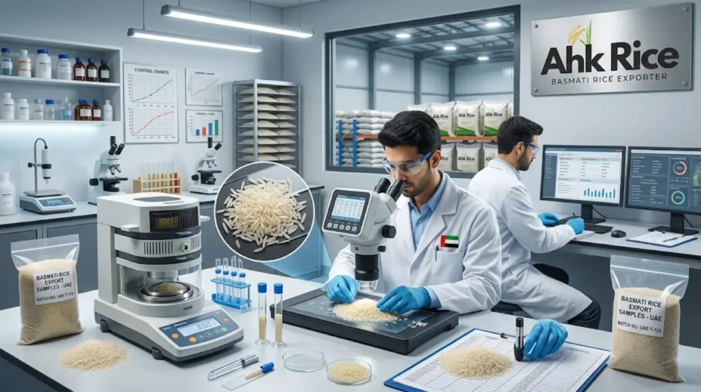 What Are Pesticide Residue and Aflatoxin Limits for Basmati Rice Imported into the UAE?