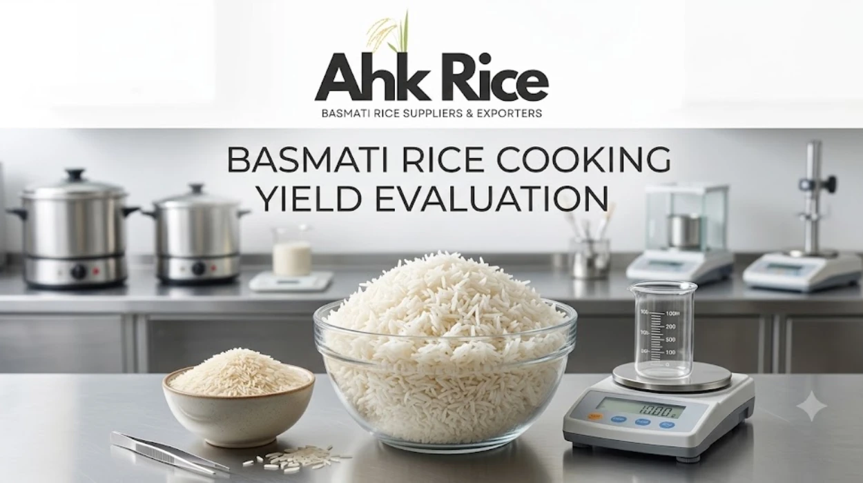 How Is Cooking Yield Evaluated Before Importing Premium Basmati Rice?