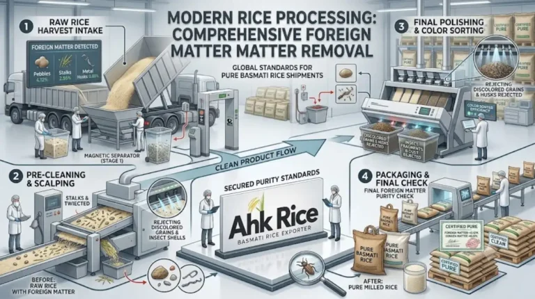How Is Foreign Matter Removed During Modern Rice Processing