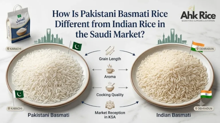 How Is Pakistani Basmati Rice Different from Indian Rice in the Saudi Market