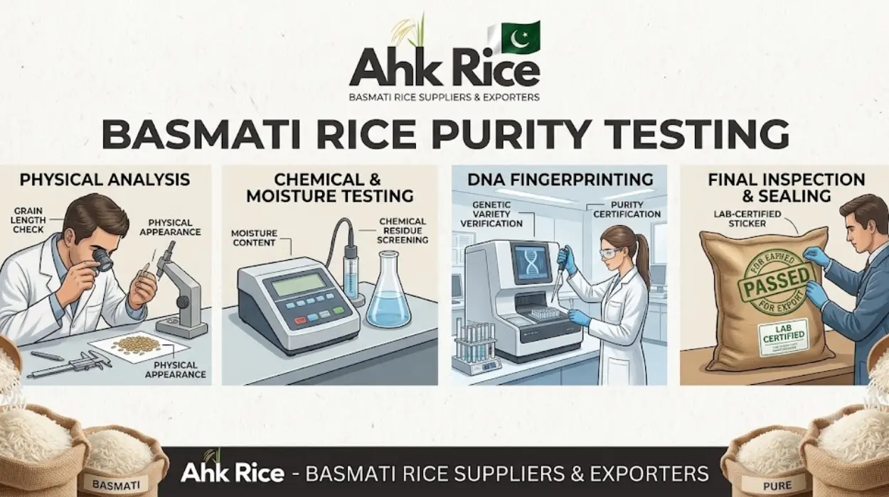 How Is Purity Tested in Pakistan Basmati Rice Before Export?