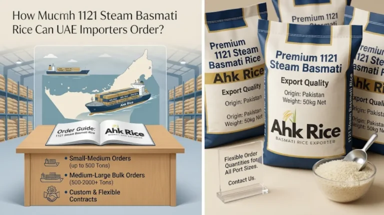 How Much 1121 Steam Basmati Rice Can UAE Importers Order