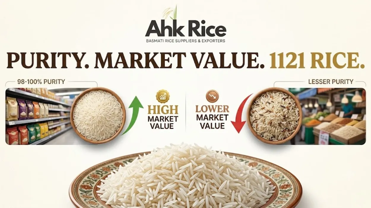 How Purity Levels Affect the Market Value of Pakistan 1121 Rice in Saudi Arabia