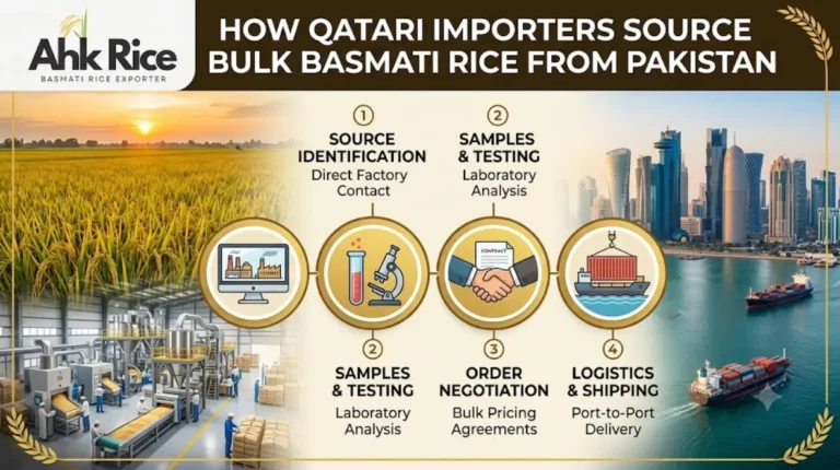 How Qatari Importers Source Bulk Basmati Rice from Pakistan