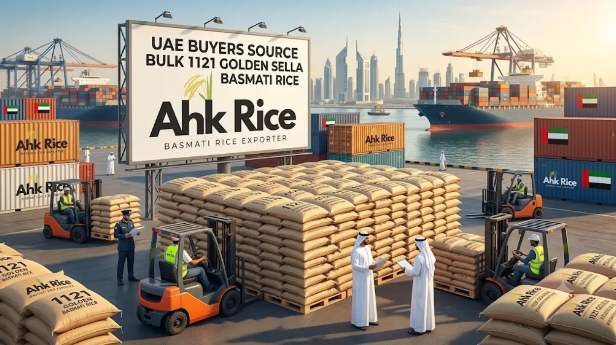 How UAE Buyers Source Bulk 1121 Golden Sella Basmati Rice