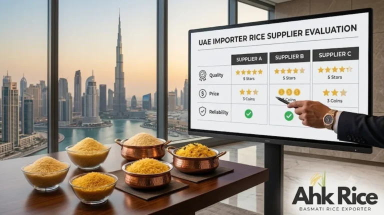 How UAE Importers Compare Pakistani Sella Basmati Rice Suppliers