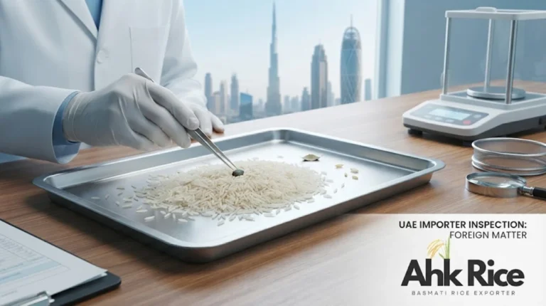 How UAE Importers Inspect Foreign Matter in Pakistan Basmati Rice Shipments