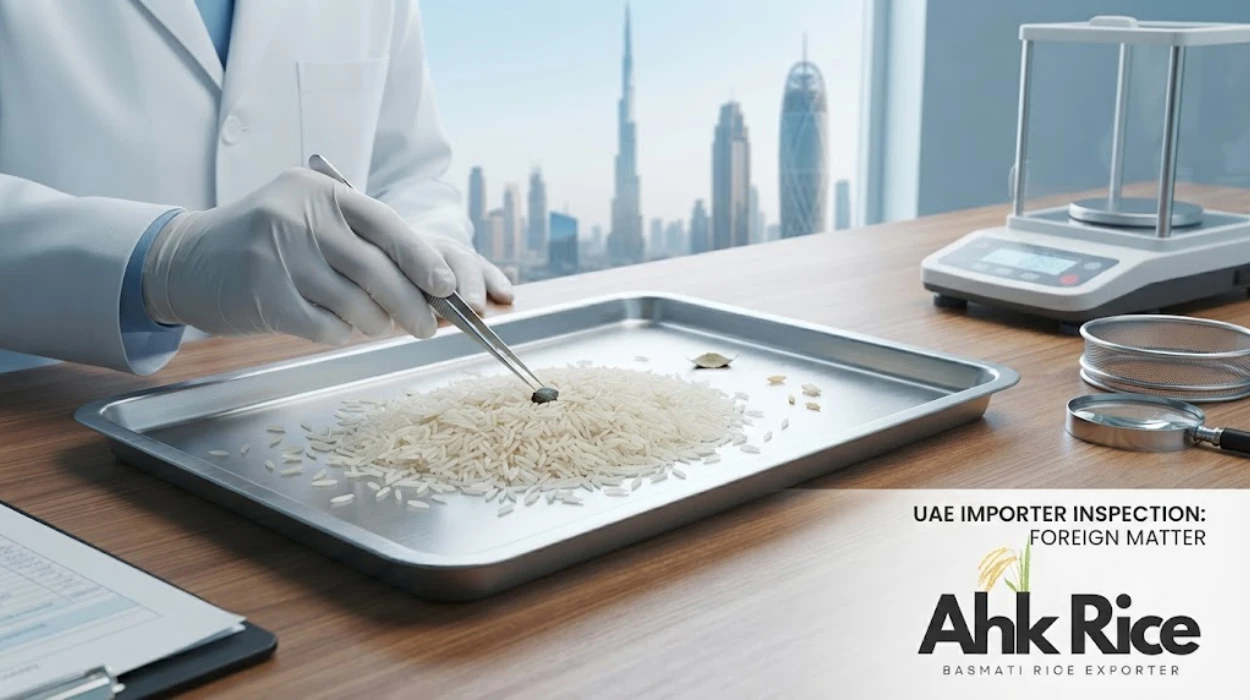 How UAE Importers Inspect Foreign Matter in Pakistan Basmati Rice Shipments