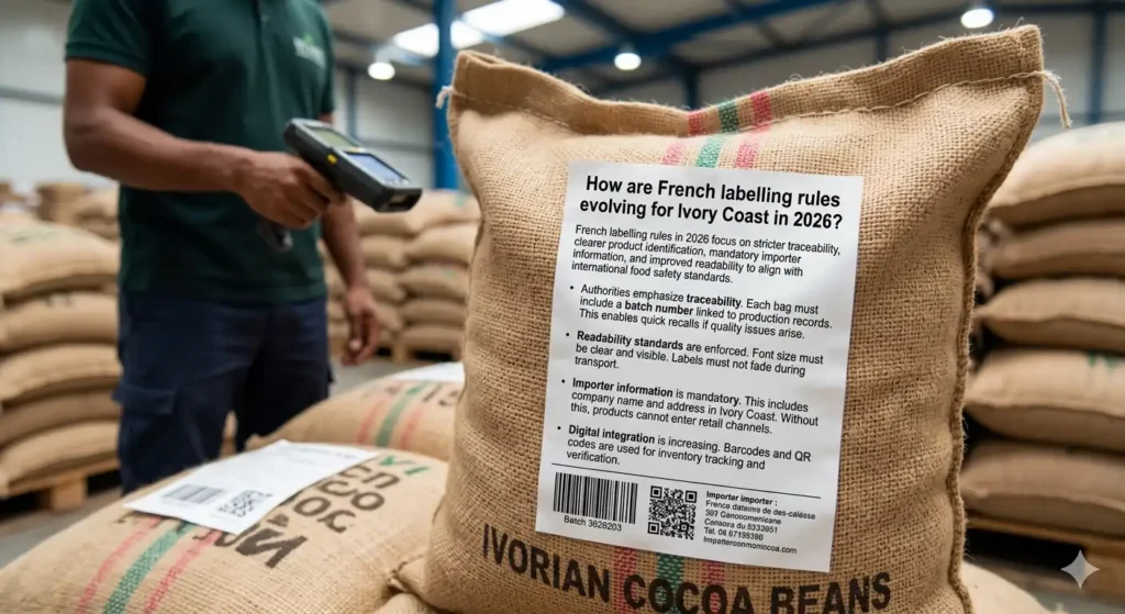 How are French labelling rules evolving for Ivory Coast in 2026?