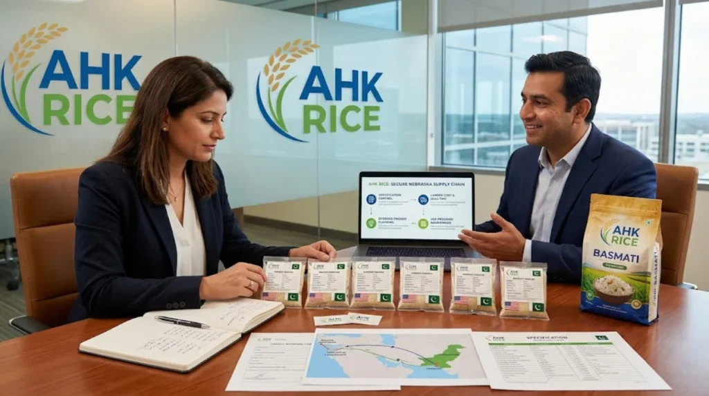 How can Nebraska buyers get started with AHK Rice?
