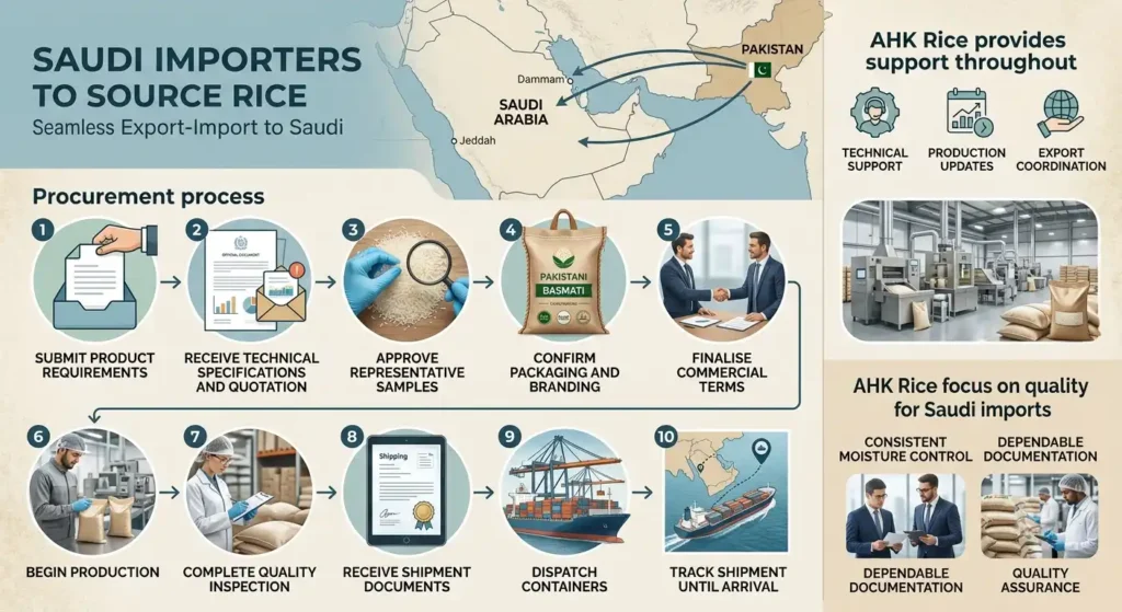 How can Saudi importers get started