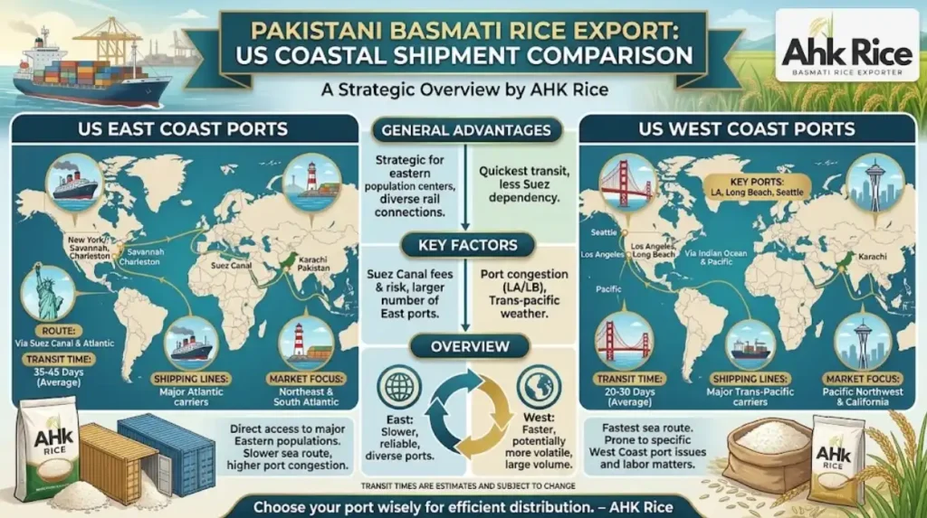 Container Loading, Palletizing and Fumigation for Rice Shipments to US Ports