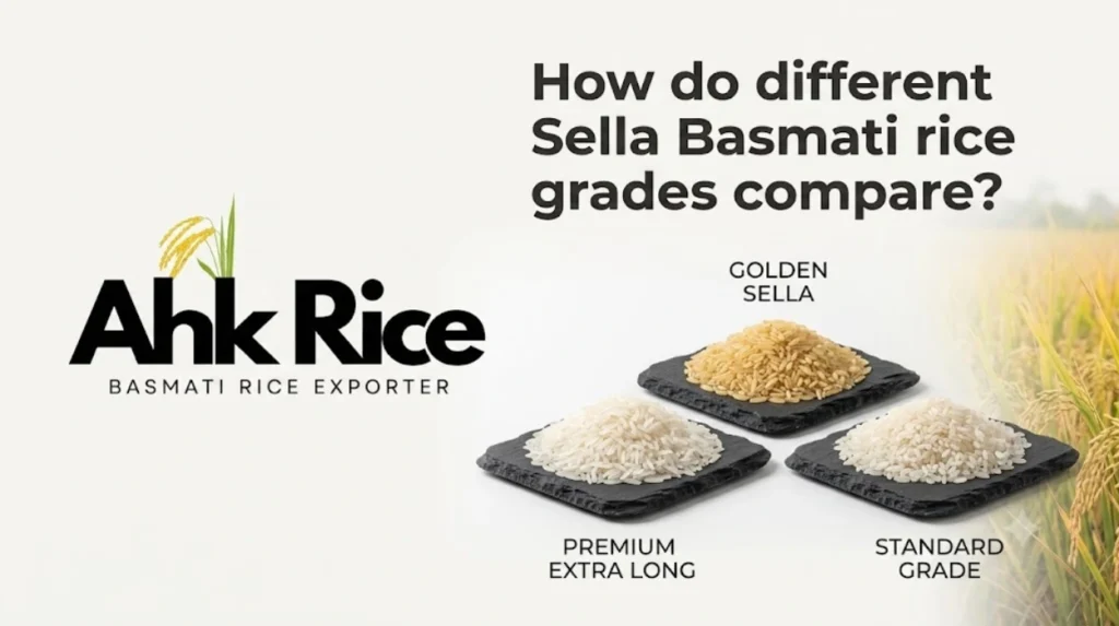 Comparing Sella Basmati Rice Grades for German Distributors and Wholesalers