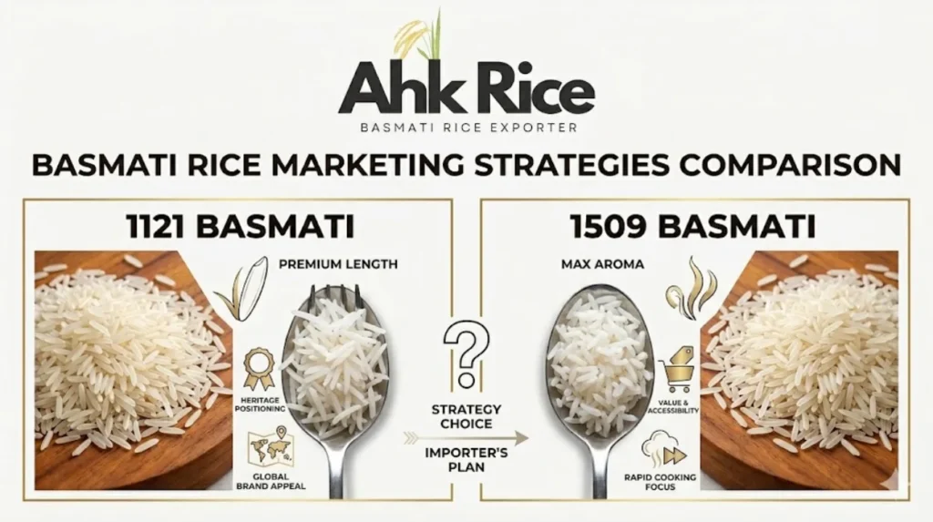1121 Basmati vs 1509 Basmati: Which Grade Is Better for Importers
