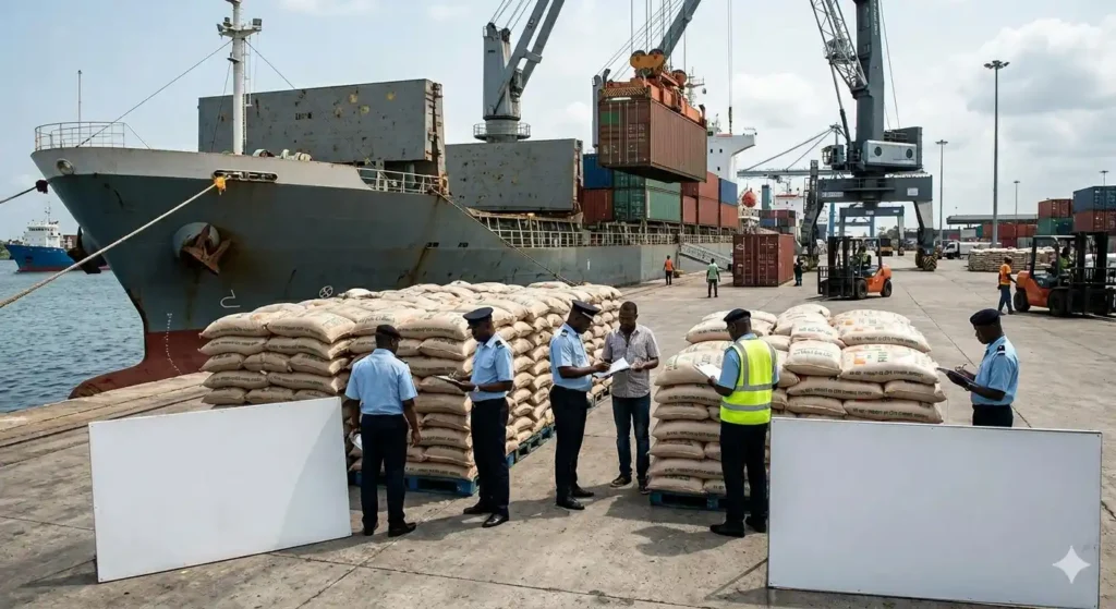 How do rice import regulations work in Ivory Coast?