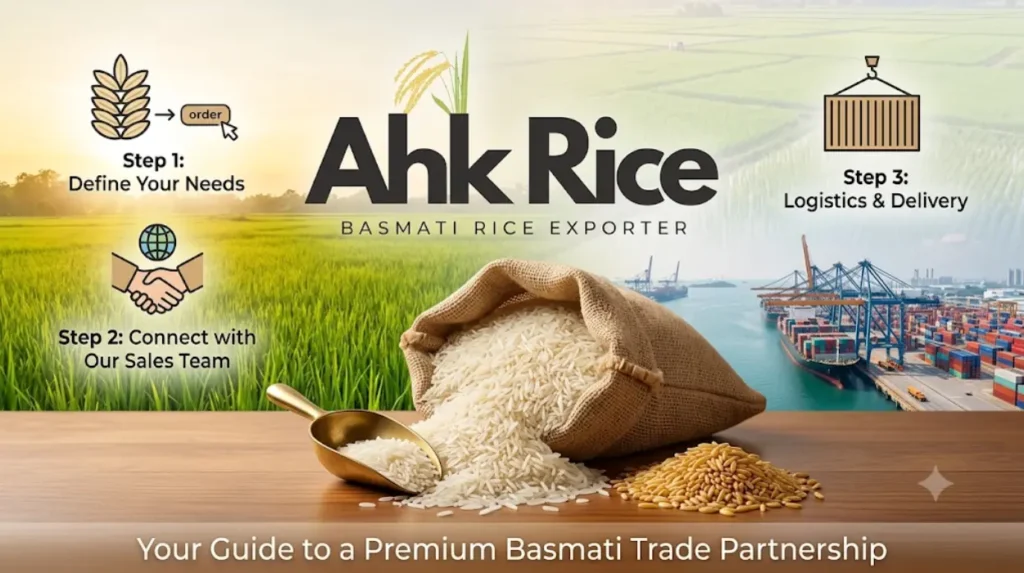 Order 1509 Steam Basmati Rice with FOB Pakistan and CIF UAE Pricing from Exporter
