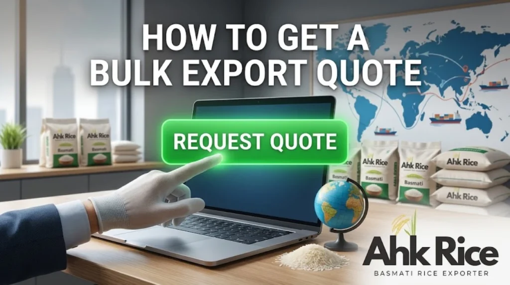 Get a Bulk Export Quote for 1509 Basmati Rice