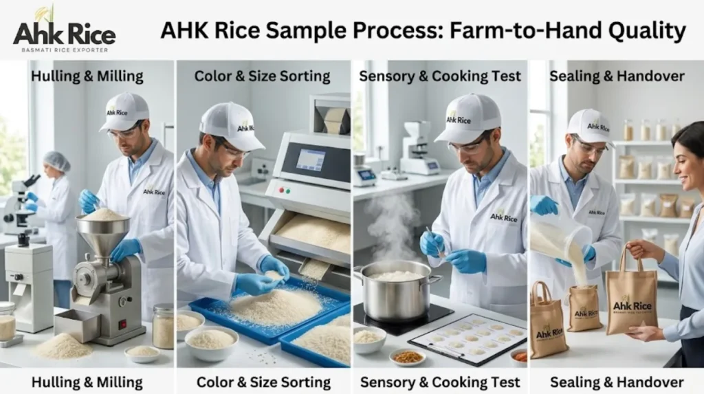 AHK Rice Delivery Schedule from Advance Payment to Container Loading
