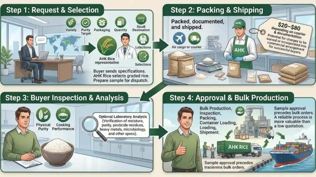 How does the sample process work?