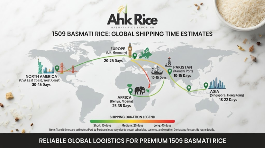 Request Free Sample of 1509 Basmati Rice Today