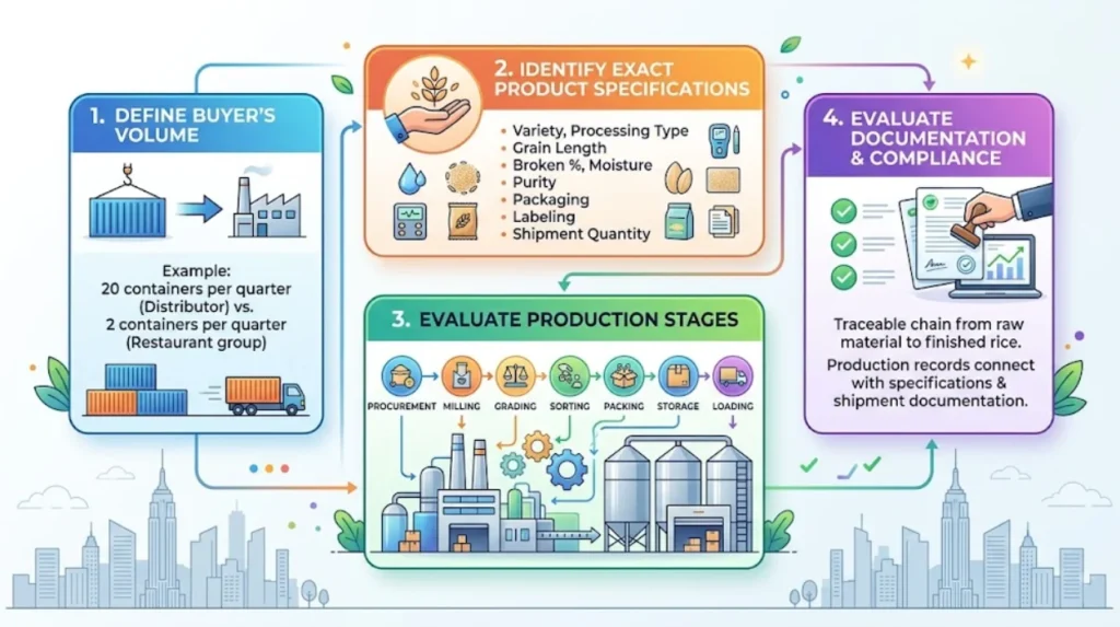 How should New York buyers evaluate production capacity before selecting a supplier?