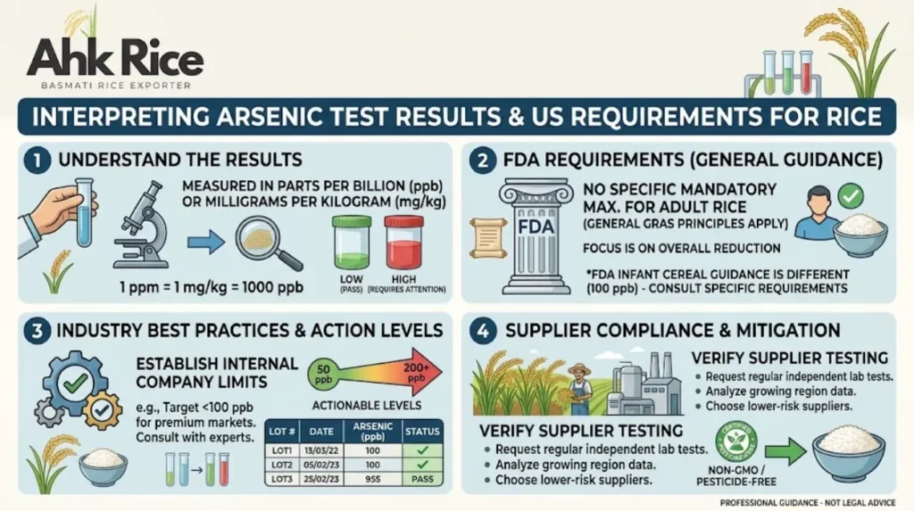 How Pakistani Basmati Compares on Arsenic Levels and How Exporters Test for Heavy Metals