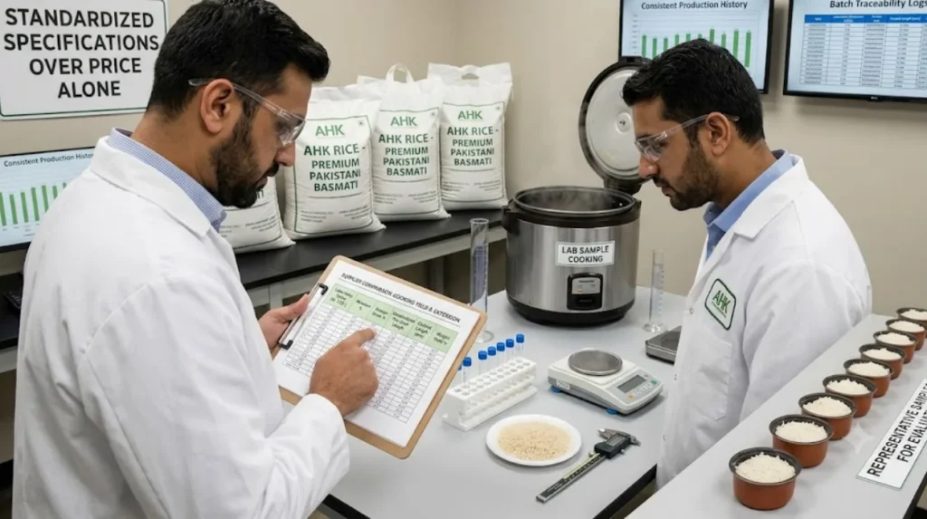 How should buyers compare suppliers when evaluating cooking yield?