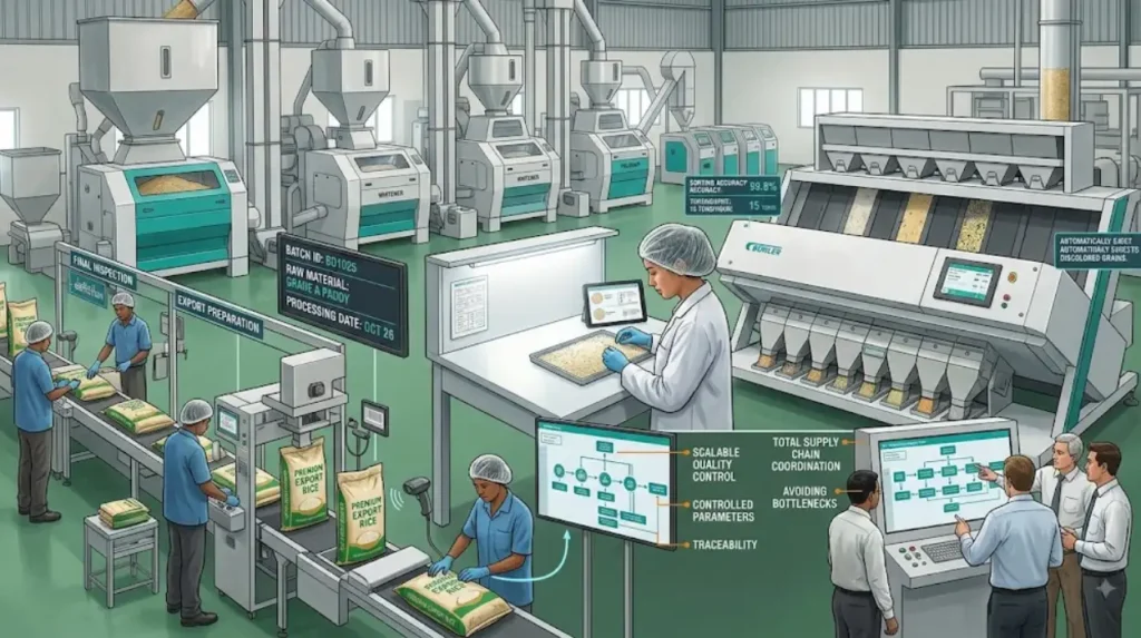 How should exporters protect quality while increasing production volume?