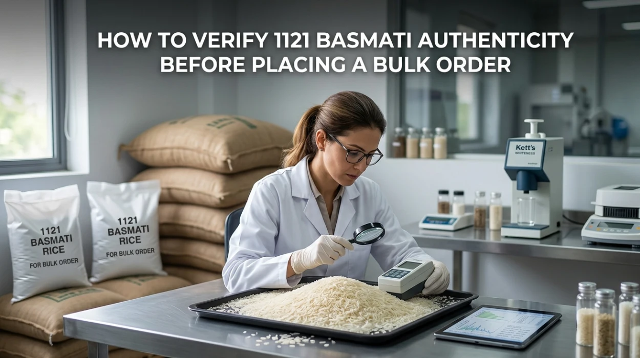 How to Verify 1121 Basmati Authenticity Before Placing a Bulk Order