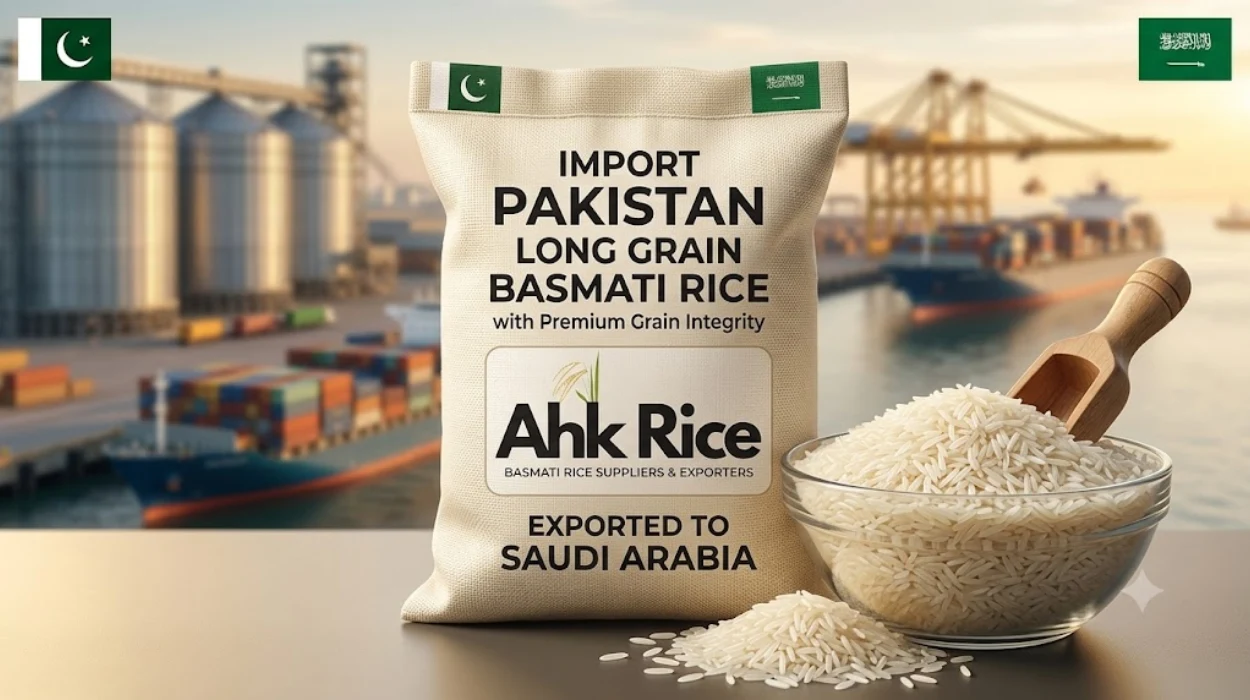 Import Pakistan Long Grain Basmati Rice with Premium Grain Integrity into Saudi Arabia