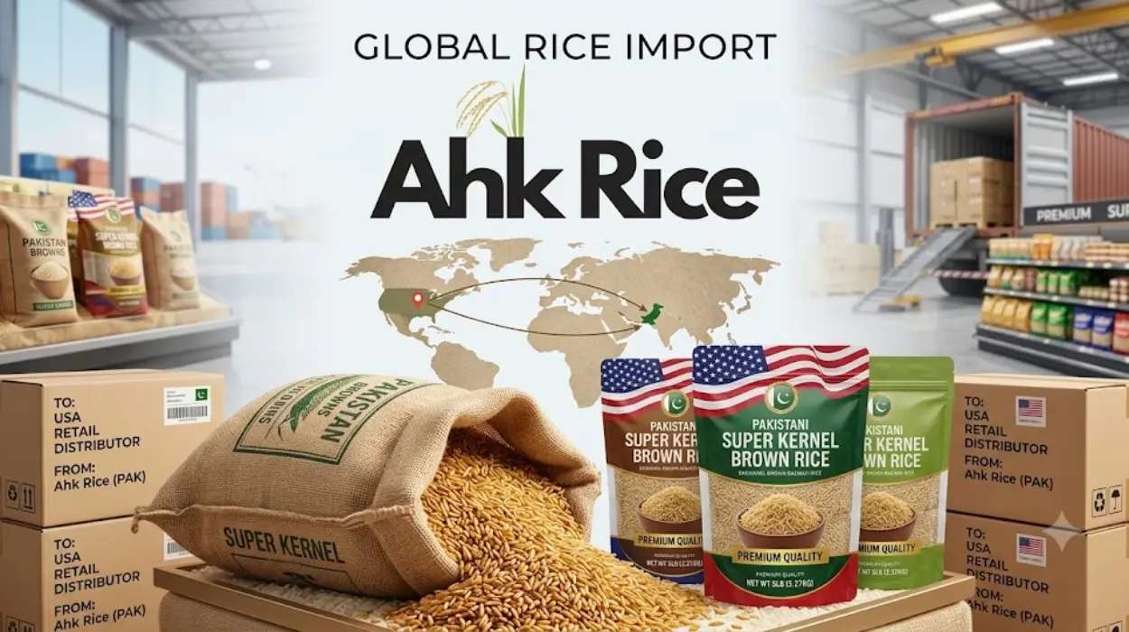 Import Super Kernel Brown Rice from Pakistan into USA Retail