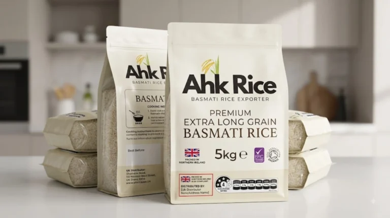 Import UK-Compliant Packaged Basmati Rice from AHK Rice