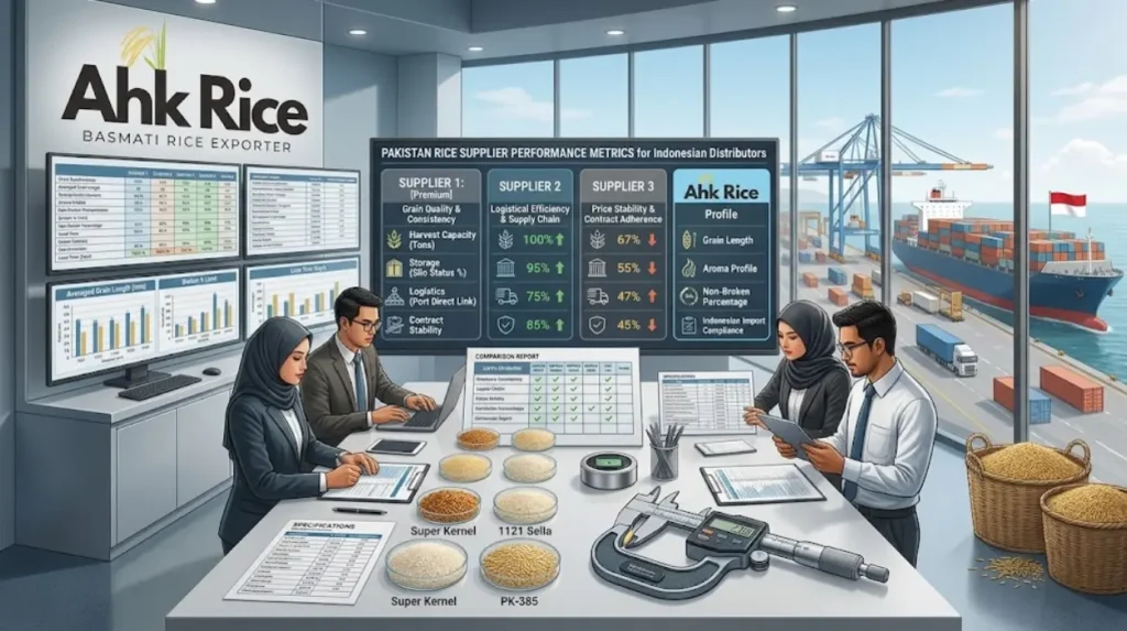 How Should Indonesian Distributors Compare Pakistan Rice Suppliers for Supply Continuity
