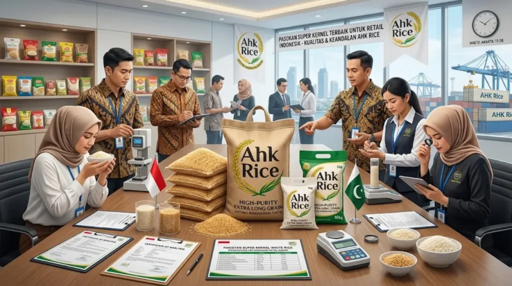How Do Indonesian Retailers Evaluate Pakistan Super Kernel White Rice Specifications
