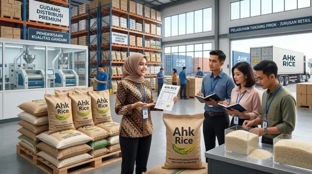 AHK Rice Pakistan Sella Basmati Rice Supply for Indonesian Wholesale Buyers