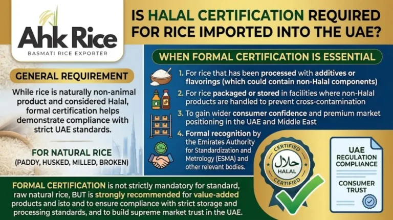Is Halal Certification Required for Rice Imported into the UAE