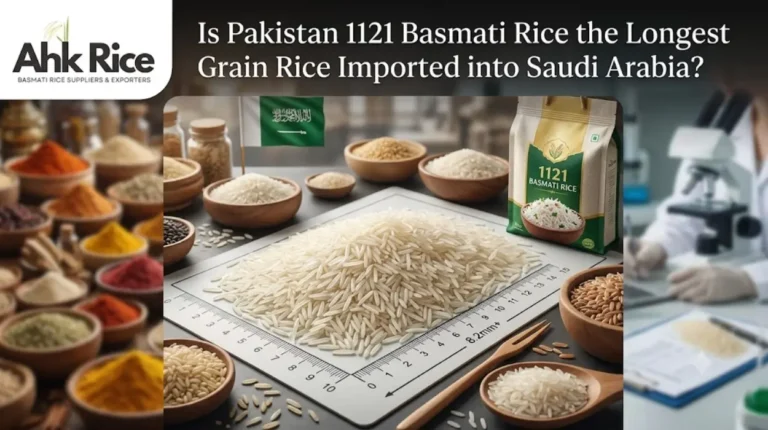 Is Pakistan 1121 Basmati Rice the Longest Grain Rice Imported into Saudi Arabia