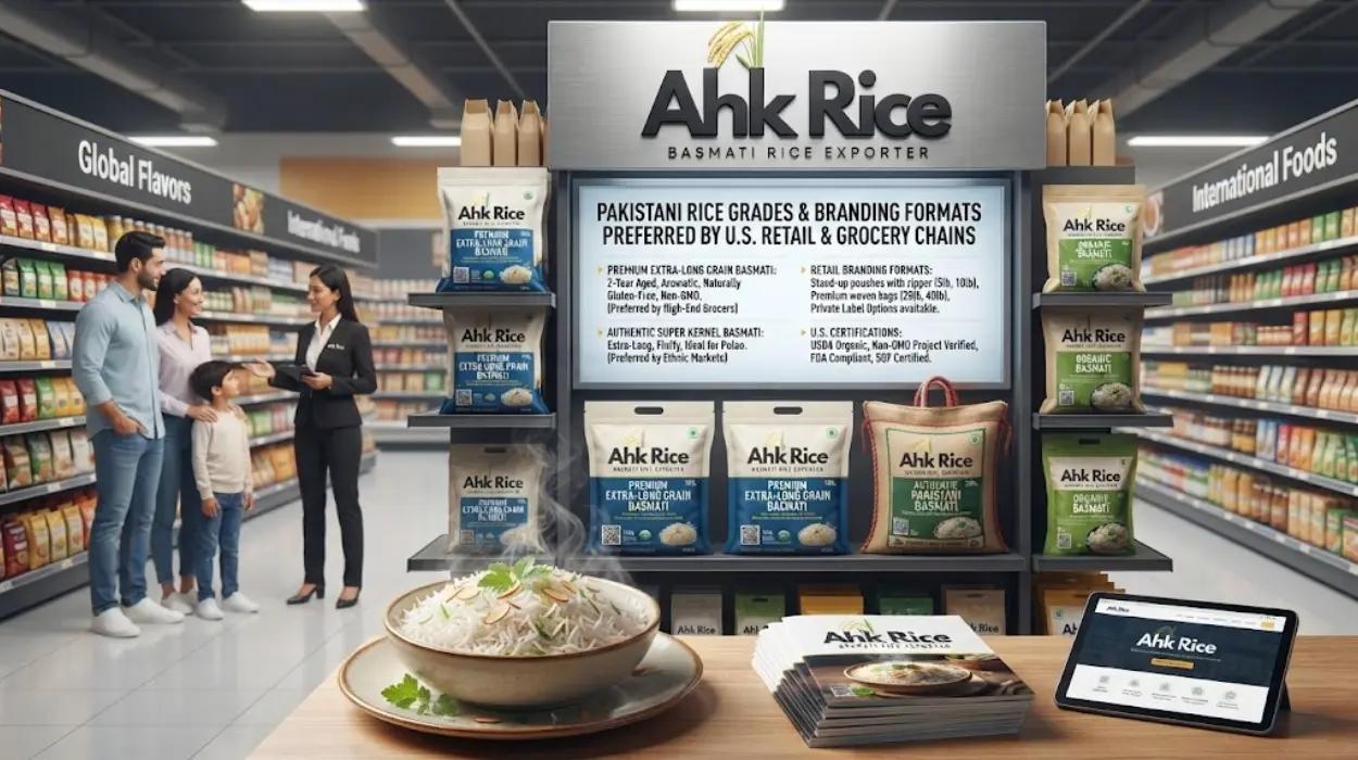 Key Pakistani Rice Grades and Branding Formats Preferred by US Retail and Grocery Chains in 2026