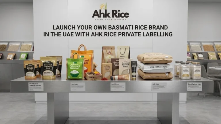 Launch Your Own Basmati Rice Brand in the UAE with AHK Rice Private Labelling